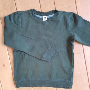 Hema sweater leger groen maat 122/128 beschikbaar voor biedingen
