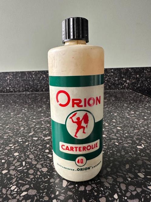 Mooi ORION Carterolie 40 flesje. Oliefabrieken Orion Zaandam, Verzamelen, Merken en Reclamevoorwerpen, Gebruikt, Overige typen