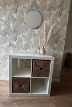 Kallax kast 2x2 inclusief manden, Ophalen, Zo goed als nieuw, Minder dan 150 cm, Minder dan 100 cm