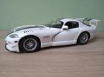 Dodge Viper GTS-R Maisto Wit BBS 1:18, Ophalen of Verzenden, Zo goed als nieuw, Auto, Maisto