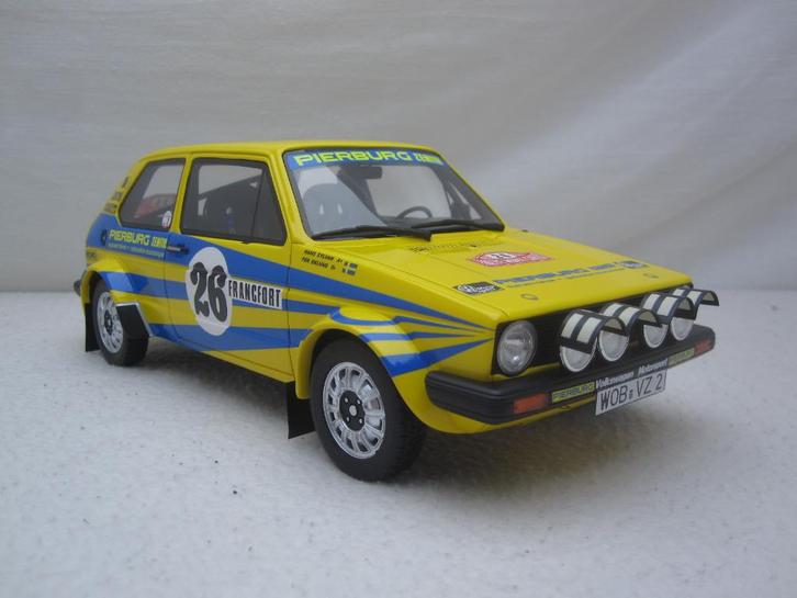 VW Golf 1 GTi Gr.2 #26 Monte-Carlo Rally 1980 1:18 OttOmobil, Hobby en Vrije tijd, Modelauto's | 1:18, Nieuw, Auto, OttOMobile