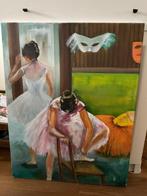 Schilderij ballet, Antiek en Kunst, Ophalen of Verzenden