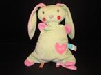 LIEF LIFESTYLE KONIJN VELOURS GROEN MET TRICOT ROZE/WI, Verzenden, Nieuw, Overige typen
