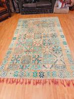 OPRUIMACTIE! Handgeknoopt Berber Tapijt. Prachtige kleuren!, Crème, 200 cm of meer, Ophalen of Verzenden, Zo goed als nieuw