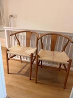 Eetkamerstoelen - 2 stuks, Ophalen, Zo goed als nieuw, Bruin