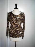 camel dierprint trui van DAMOT mt. M, Kleding | Dames, Maat 38/40 (M), Bruin, Zo goed als nieuw, Verzenden