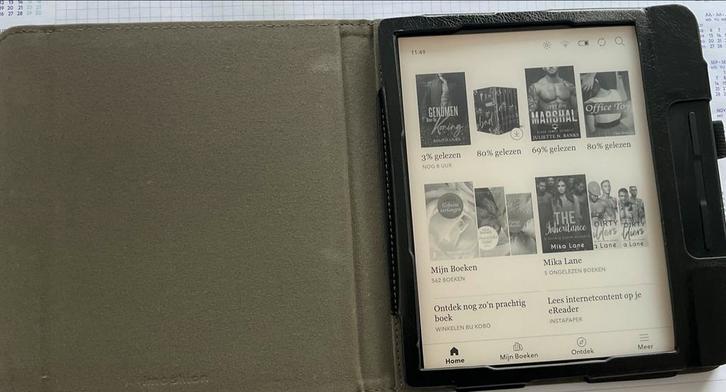 Kobo Forma E-Reader - Uitstekend!, Computers en Software, E-readers, Zo goed als nieuw, 8 inch, 8 GB, Touchscreen, Ophalen of Verzenden