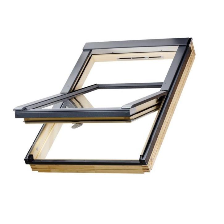 Fakro dakraam FTP-V U3 94x118 grenen, Doe-het-zelf en Verbouw, Glas en Ramen, Nieuw, Dakraam, 80 tot 120 cm, 80 tot 120 cm, Dubbelglas