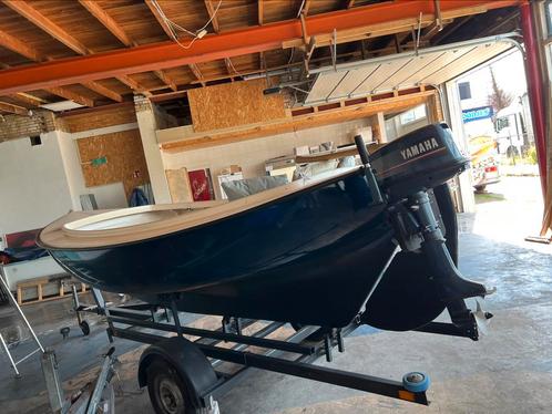 Sloep, Watersport en Boten, Sloepen, Zo goed als nieuw, Tot 10 pk, 3 tot 6 meter, Buitenboordmotor, Benzine, Polyester, Ophalen
