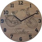 Themaklok met een Solex brommer als thema, Ophalen of Verzenden, Nieuw, Wandklok