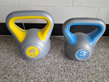 Kettlebell 3 kg en 4 kg kilo fitness gewicht kettelbell beschikbaar voor biedingen