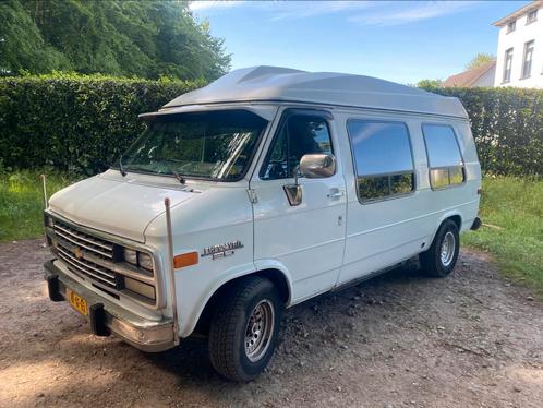 Chevy van  chevrolet g20  camper bj 1993, Caravans en Kamperen, Campers, Particulier, Bus-model, tot en met 2, Volkswagen, Benzine