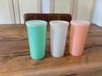 Tupperware retro pastel bekers met deksel, Huis en Inrichting, Keuken | Tupperware, Ophalen of Verzenden, Beker of Kan