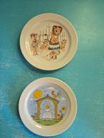 Vintage Kinderservies Bordjes - Set van 2, Ophalen of Verzenden, Zo goed als nieuw, Overige stijlen, Bord(en)