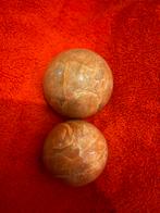 Maansteen bollen 5 & 6 cm, Sieraden, Tassen en Uiterlijk, Edelstenen, Ophalen of Verzenden, Zo goed als nieuw