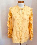 Fabienne Chapot blouse - Maat 40, Maat 38/40 (M), Geel, Ophalen of Verzenden, Zo goed als nieuw
