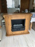 Grenen schouw haard sfeerhaard bio-ethanol, Huis en Inrichting, Haarden, Ophalen, Gebruikt, Vrijstaande haard, Overige soorten