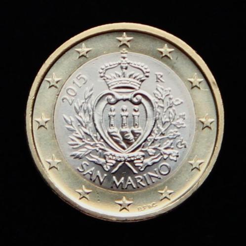 Euromunt: 1 euro uit San Marino, Postzegels en Munten, Munten | Europa | Euromunten, Losse munt, 1 euro, San Marino, Ophalen of Verzenden