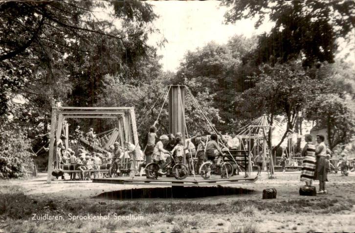 Zuidlaren - Sprookjeshof Speeltuin, Verzamelen, Ansichtkaarten | Nederland, Gelopen, Drenthe, Voor 1920, Ophalen of Verzenden
