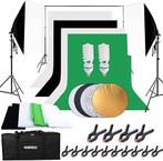 HAKUTATZ professionele fotostudio & greenscreen set – nieuw, Ophalen of Verzenden, Nieuw, Complete fotostudio