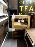 Twee Salon tafels van steigerhout, Ophalen, 100 tot 150 cm, Nieuw, 50 tot 100 cm