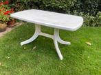 Tuintafel wit, Ophalen, Gebruikt, Rechthoekig, Kunststof