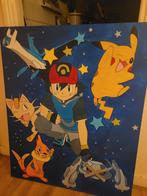 Pokemon schilderij op hardboard (100x122x1cm), Ophalen