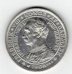 24-869 Denemarken 2 kronen 1906, Postzegels en Munten, Munten | Europa | Niet-Euromunten, Zilver, Losse munt, Overige landen, Verzenden