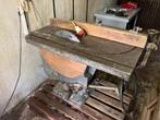 Antieke zaagtafel / cirkelzaag / zaagmachine, Doe-het-zelf en Verbouw, Gereedschap | Zaagmachines, Ophalen, Gebruikt, Cirkelzaag