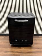 Luxe Vaatwasser Smeg zwart hoogglans STFABBL3, Witgoed en Apparatuur, Gebruikt, 18 tot 22 liter, Fornello Esperta, Ophalen of Verzenden