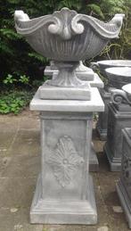 Hele mooie set borele beton., Tuin en Terras, Bloempotten, Tuin, Rond, Nieuw, Beton