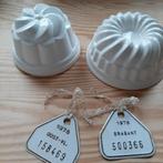 2 antieke puddingvormen van aardewerk, Ophalen of Verzenden