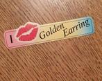Sticker I Love Golden Earring, kus, mondje 11,5cm, Ophalen of Verzenden