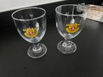 Grimbergen bierglas 2 stuks, Ophalen of Verzenden, Zo goed als nieuw, Bierglas