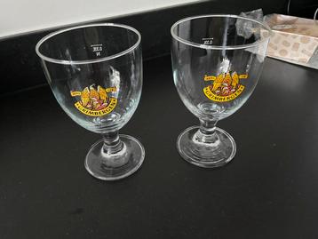 Grimbergen bierglas 2 stuks beschikbaar voor biedingen