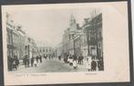 sneek  marktstraat met volk, Verzenden, Voor 1920, Ongelopen, Friesland