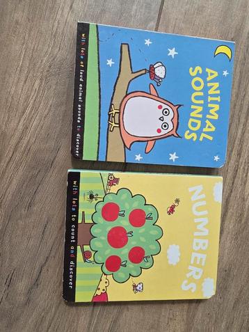 Dieren Geluiden & Nummers - 2 Kinderboeken beschikbaar voor biedingen