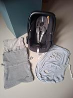 Maxi-Cosi Pebble, Meyco hoes en Meyco voetenzak, Ophalen, Zo goed als nieuw, Maxi-Cosi, Autogordel