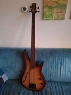 Electrische Fretloze Ibanez bas.  Hollowbody., Muziek en Instrumenten, Snaarinstrumenten | Gitaren | Bas, Ophalen