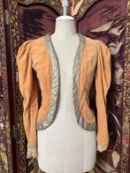 Antiek theater jasje zijdefluweel en goud lamé, Verzenden, Dames