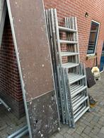 CUSTERS ALUMINIUM ROLSTEIGER, Doe-het-zelf en Verbouw, Ophalen, Gebruikt, Rolsteiger of Kamersteiger, 5 meter of hoger