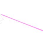 HAY neon tube pink led lamp, Ophalen, Zo goed als nieuw, Overige fittingen, Led-lamp