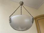 jaren 30 Schaallamp Hanglamp Plafondlamp Frans, Antiek en Kunst, Ophalen of Verzenden