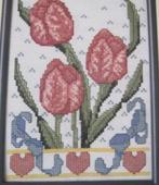 Borduurpatroon  Tulpen   nr 3992, Hobby en Vrije tijd, Borduren en Borduurmachines, Verzenden, Nieuw, Handborduren, Patroon