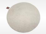 Vintage rond Berber style crème tapijt wol 70x70cm, 50 tot 100 cm, ., Rond, Berber tuft oosters India