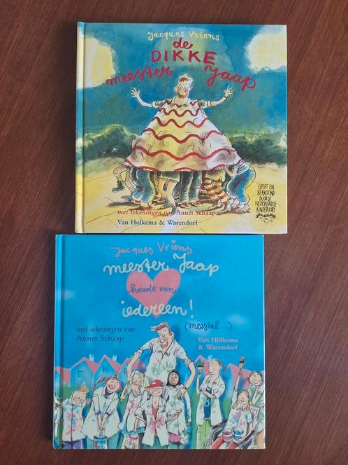 De dikke meester Jaap + Meester Jaap houdt van iedereen!, Boeken, Kinderboeken | Jeugd | onder 10 jaar, Gelezen, Ophalen