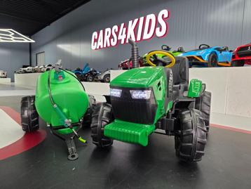 Kindertractor met watertank - verlichting - met RC beschikbaar voor biedingen
