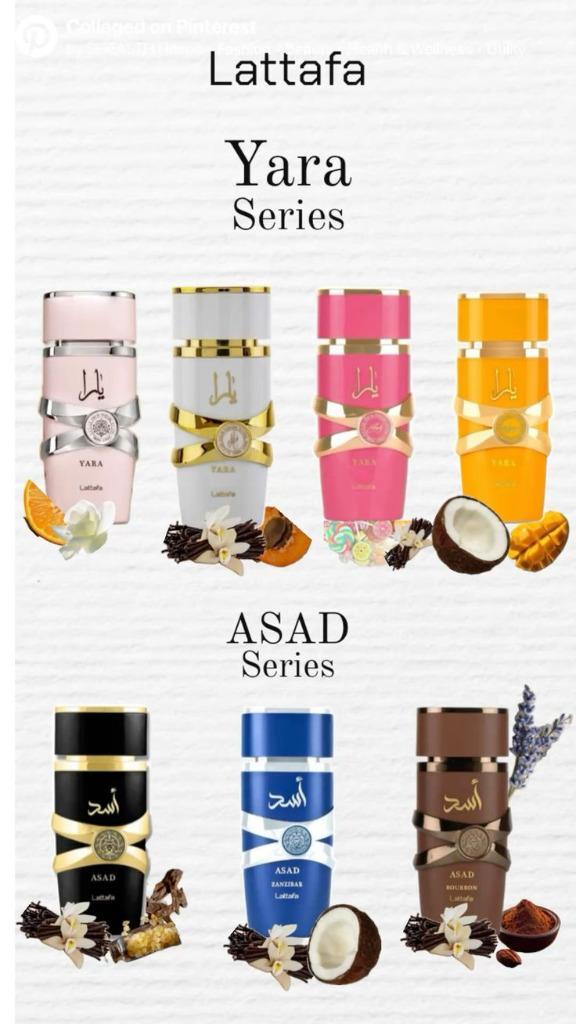 Lattafa Yara en Asad 2ml sample bundelsets, Sieraden, Tassen en Uiterlijk, Uiterlijk | Parfum, Nieuw, Verzenden