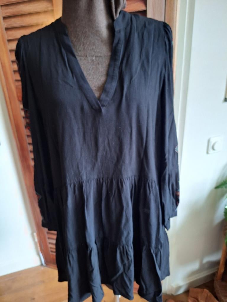 Desigual tuniek maat m l zwart, Ophalen of Verzenden, Zo goed als nieuw, Zwart, Blouse of Tuniek
