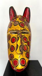 240350 Afrikaans Bozo leeuwen marionet masker uit Mali, Antiek en Kunst, Ophalen of Verzenden